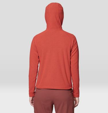 Women's Summit Grid Half Zip Hoody, Color: Mars Red, image 2