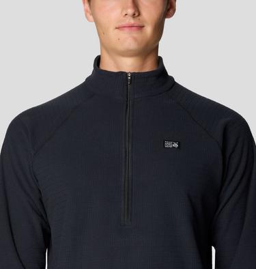 Men's Summit Grid Half Zip, Color: Black, image 12