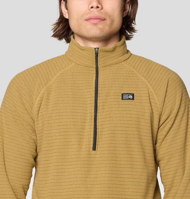 Men's Summit Grid Half Zip, Color: Grassland, image 5
