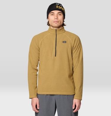 Men's Summit Grid Half Zip, Color: Grassland, image 1