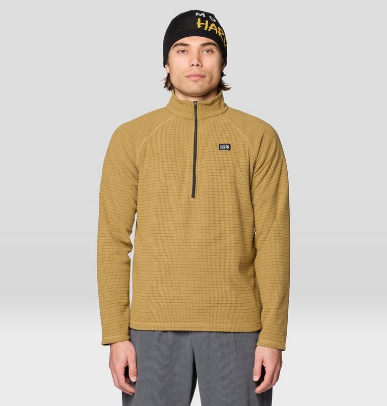 Men's Summit Grid Half Zip, Color: Grassland, image 1