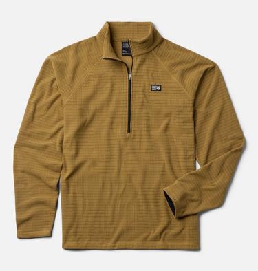 Men's Summit Grid Half Zip, Color: Grassland, image 2