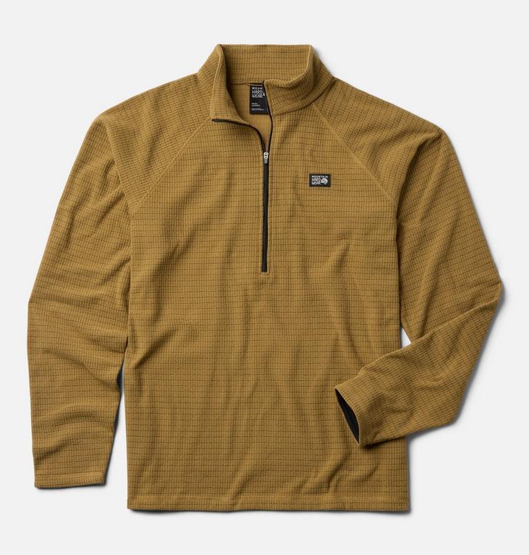 Men's Summit Grid Half Zip, Color: Grassland, image 2