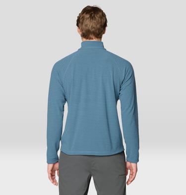 Men's Summit Grid Half Zip, Color: Adriatic Blue, image 7