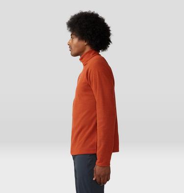 Men's Summit Grid Half Zip, Color: Dark Copper, image 7