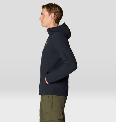 Men's Summit Grid Hoody, Color: Black, image 19