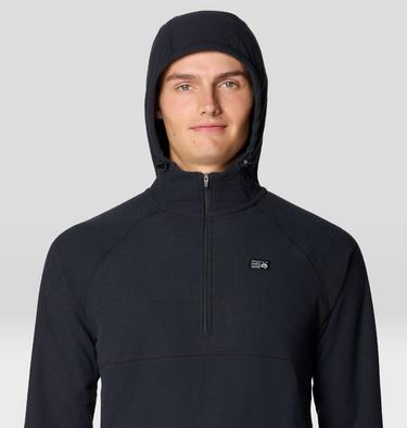 Men's Summit Grid Hoody, Color: Black, image 20