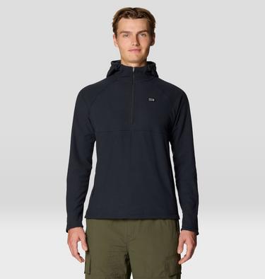 Men's Summit Grid Hoody, Color: Black, image 17