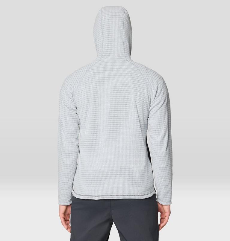 Men's Summit Grid Hoody, Color: Black, Glacial, image 3