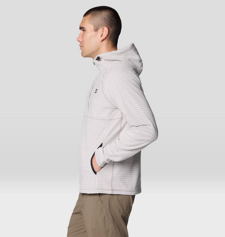 Chandail &agrave; capuchon Summit Grid, Color: City Fog, image 3