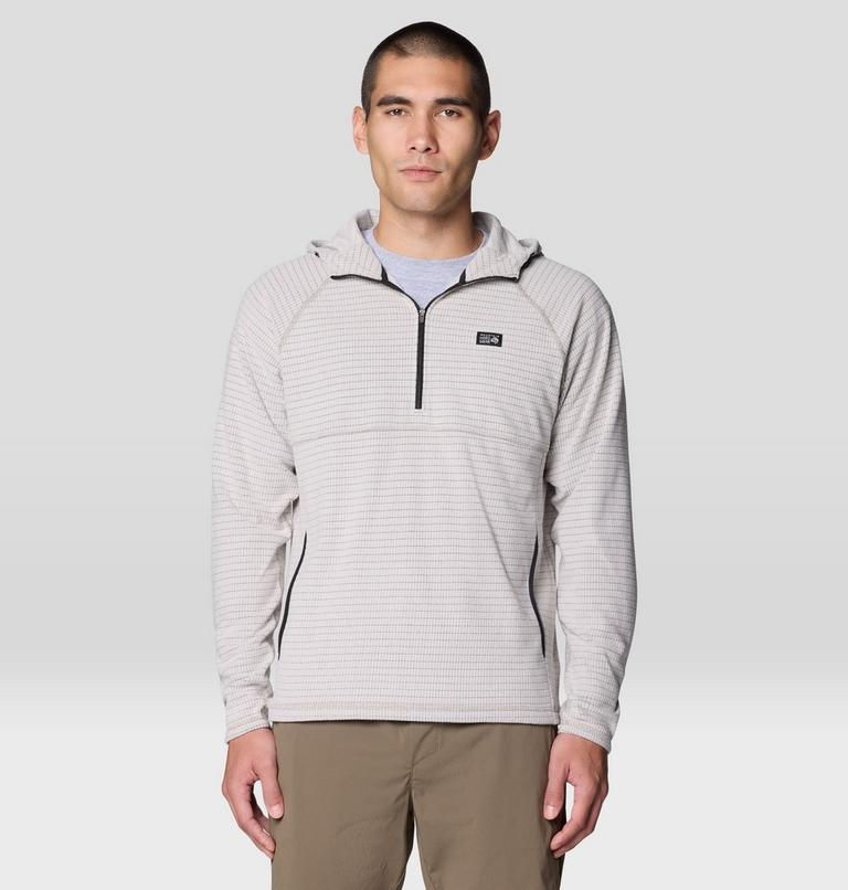 Chandail &agrave; capuchon Summit Grid, Color: City Fog, image 4
