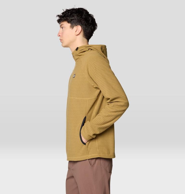 Men's Summit Grid Hoody, Color: Grassland, image 4