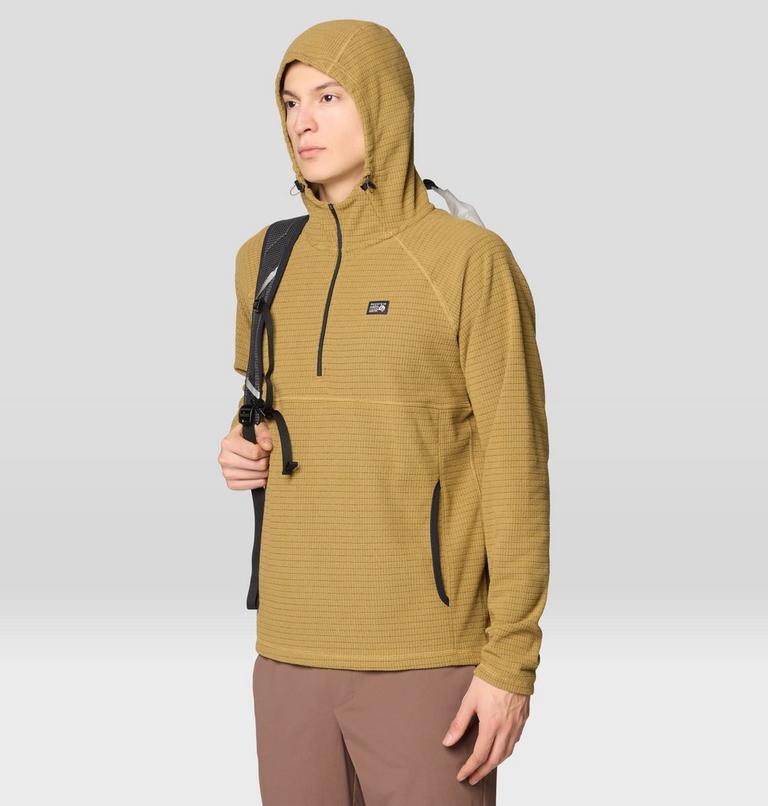 Men's Summit Grid Hoody, Color: Grassland, image 6