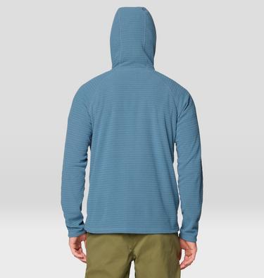 Men's Summit Grid Hoody, Color: Adriatic Blue, image 15