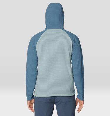 Men's Summit Grid Hoody, Color: Ice Shadow, Adriatic Blue, image 3