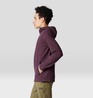 Men's Summit Grid Hoody, Color: Blackberry, image 11