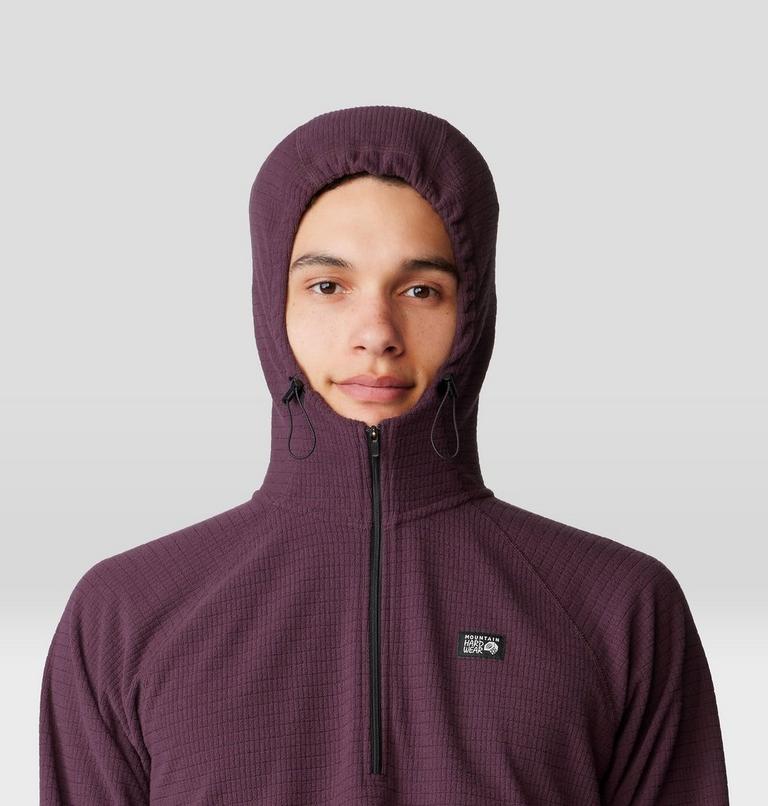 Men's Summit Grid Hoody, Color: Blackberry, image 4