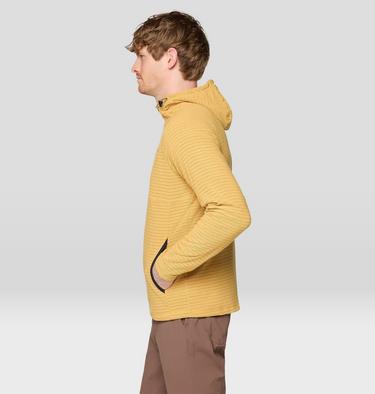 Men's Summit Grid Hoody, Color: Sundown Gold, image 7