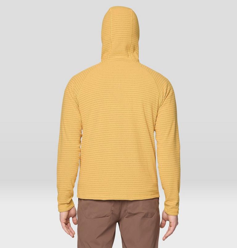 Men's Summit Grid Hoody, Color: Sundown Gold, image 2