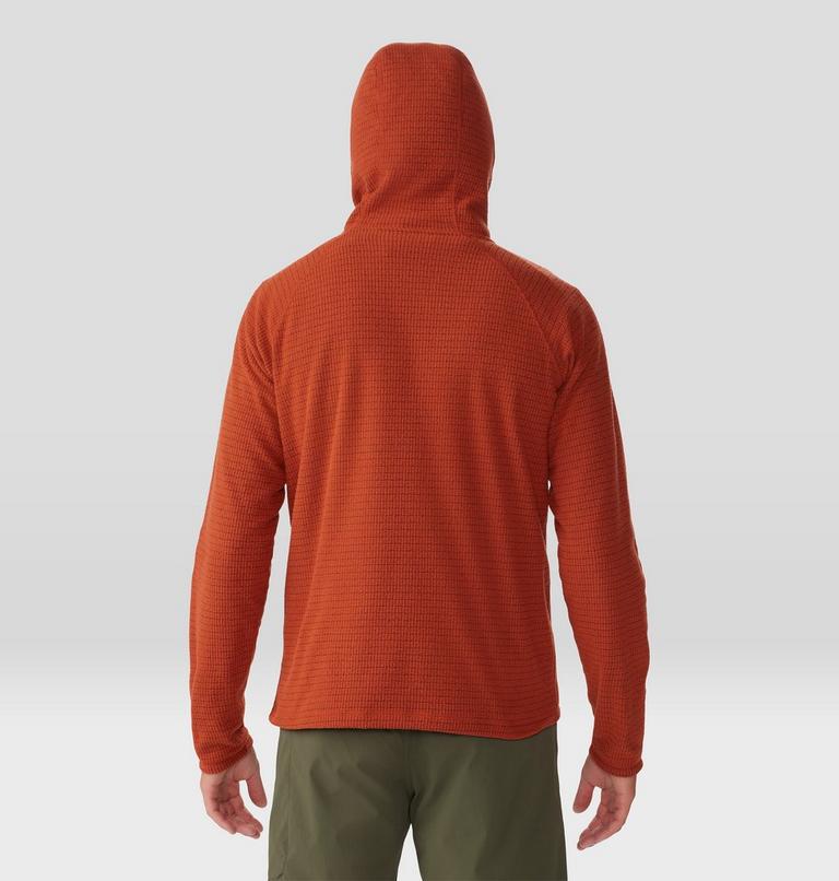 Men's Summit Grid Hoody, Color: Dark Copper, image 2