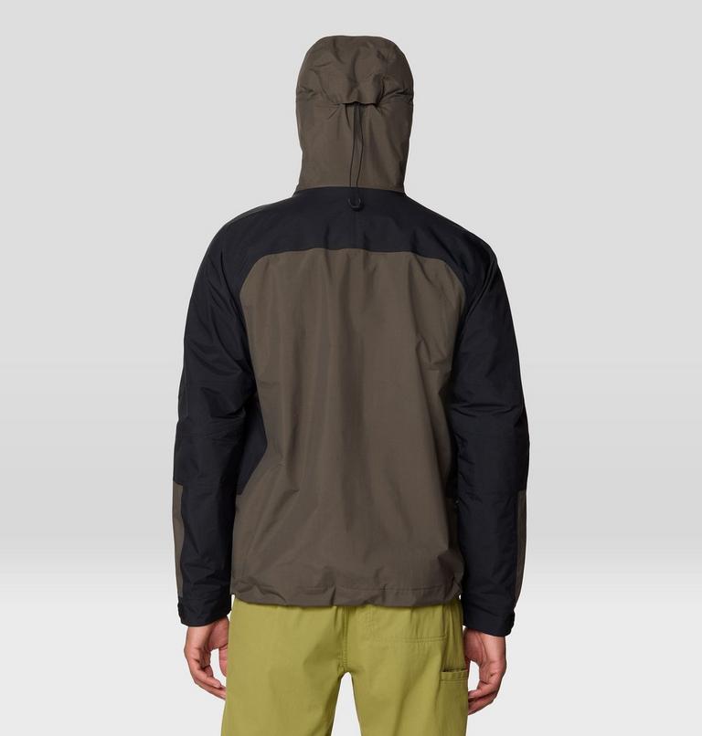 Homme Dry Times Hooded Veste, Color: Ridgeline, Black, image 3