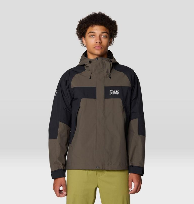 Homme Dry Times Hooded Veste, Color: Ridgeline, Black, image 1