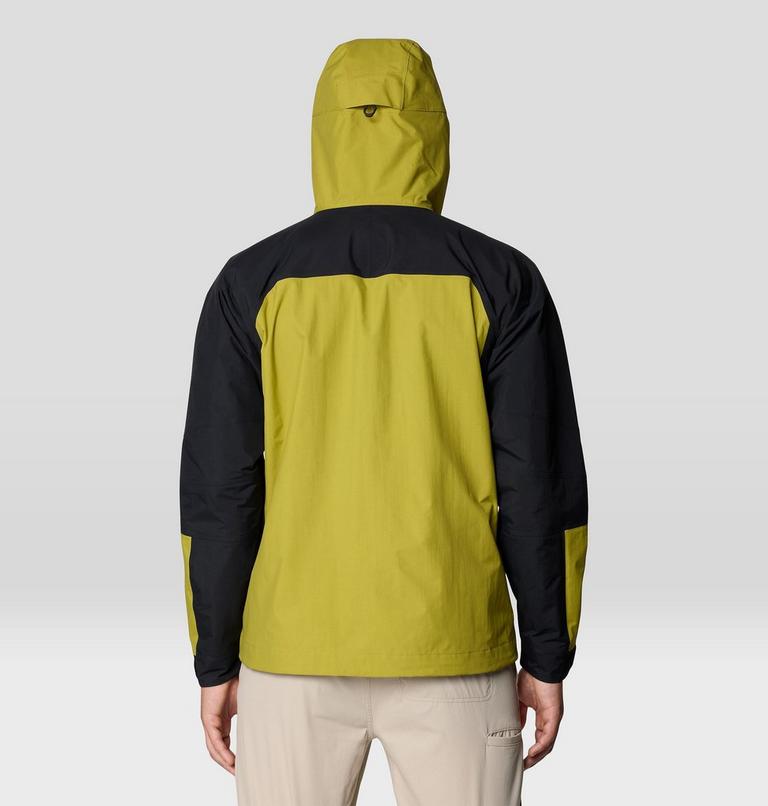 Homme Dry Times Hooded Veste, Color: Moon Moss, Black, image 3