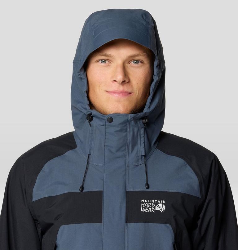 Homme Dry Times Hooded Veste, Color: Moon Blue, Black, image 5