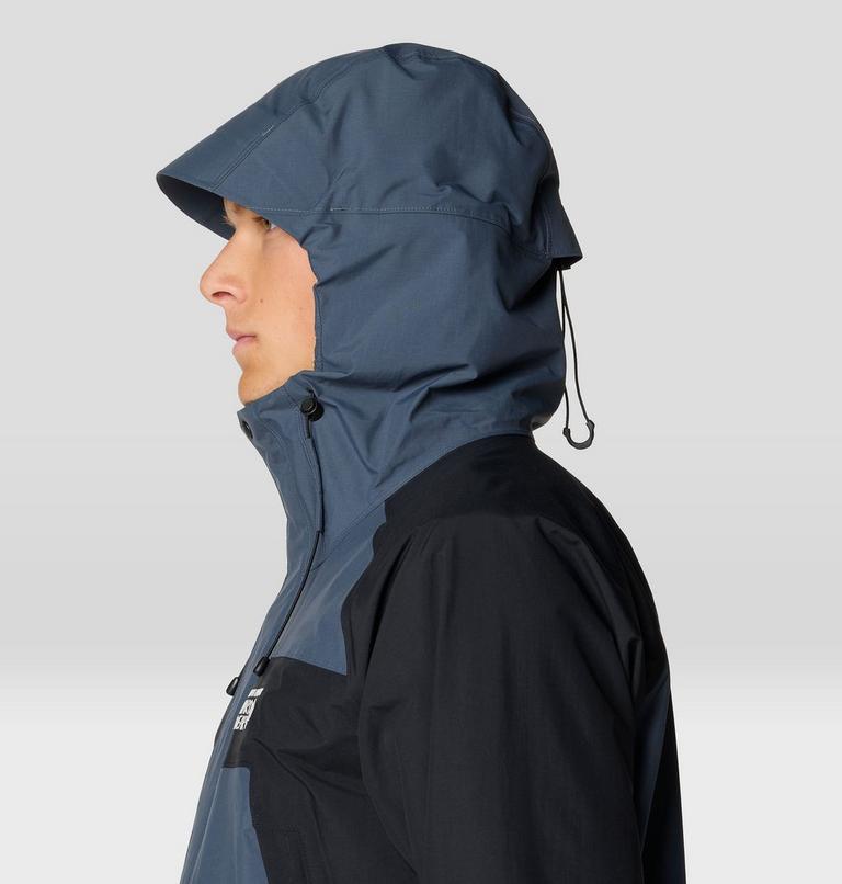 Homme Dry Times Hooded Veste, Color: Moon Blue, Black, image 6