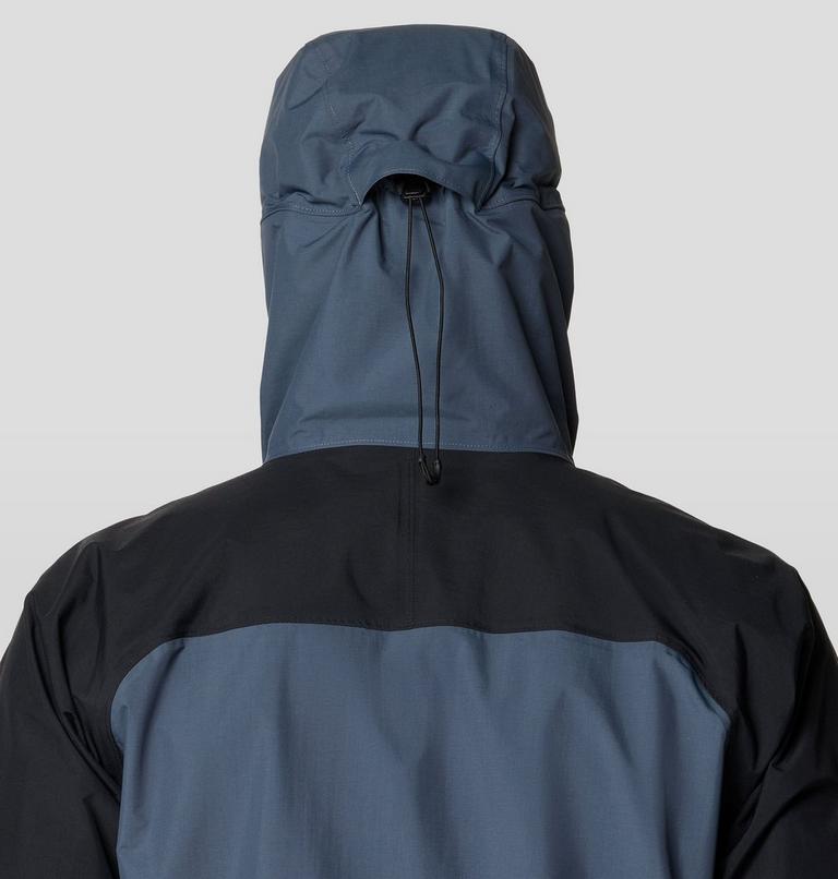 Homme Dry Times Hooded Veste, Color: Moon Blue, Black, image 7