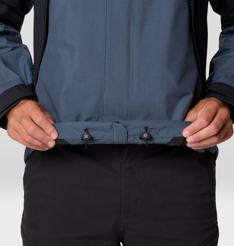 Homme Dry Times Hooded Veste, Color: Moon Blue, Black, image 8
