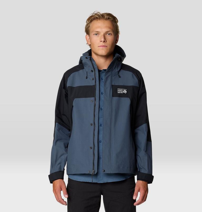 Homme Dry Times Hooded Veste, Color: Moon Blue, Black, image 9