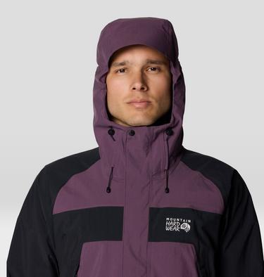 Men's Dry Times Hooded Jacket, Color: Dusty Purple, Black, image 8