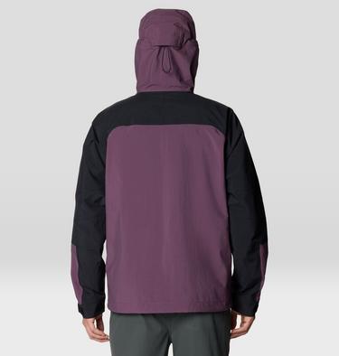 Men's Dry Times Hooded Jacket, Color: Dusty Purple, Black, image 6