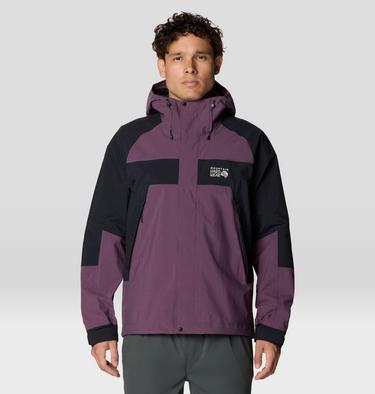 Men's Dry Times Hooded Jacket, Color: Dusty Purple, Black, image 5