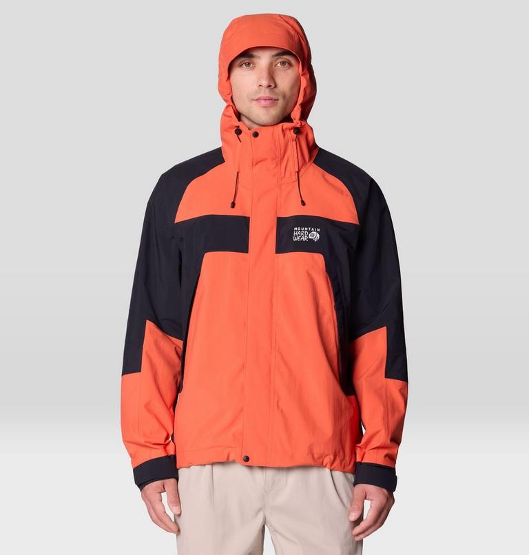 Men's Dry Times Hooded Jacket, Color: Aspect, Black, image 4