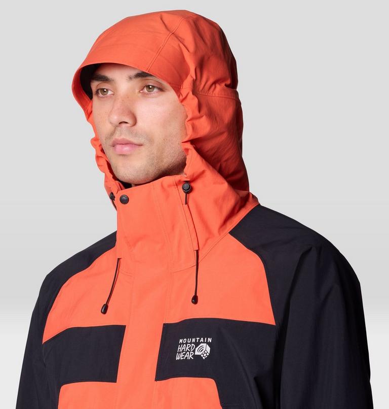 Men's Dry Times Hooded Jacket, Color: Aspect, Black, image 6