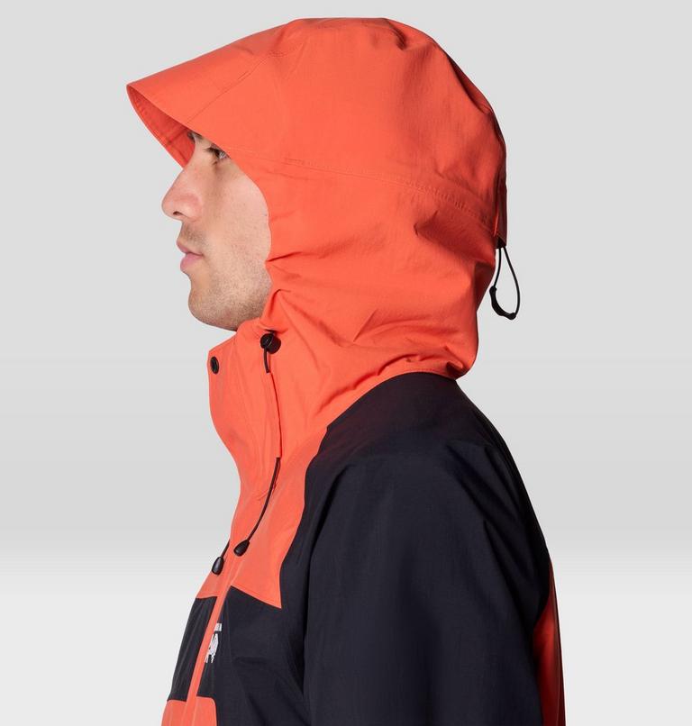 Men's Dry Times Hooded Jacket, Color: Aspect, Black, image 7