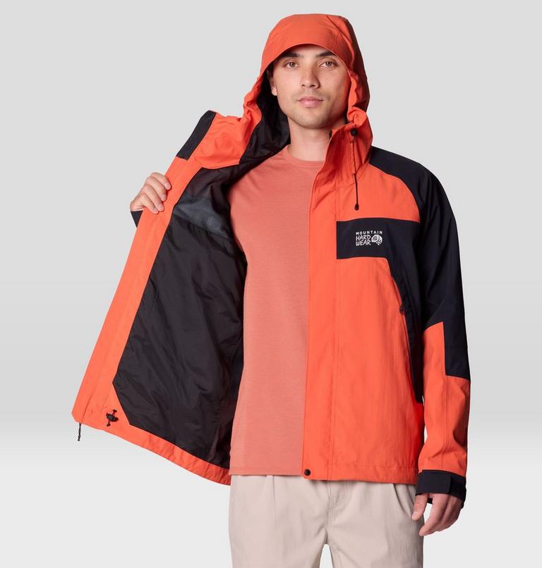 Men's Dry Times Hooded Jacket, Color: Aspect, Black, image 9