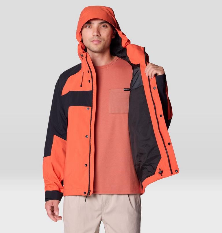 Men's Dry Times Hooded Jacket, Color: Aspect, Black, image 10