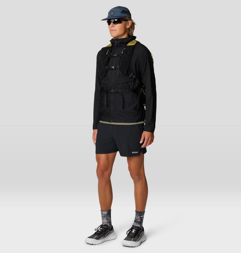 Men's Kor AirShell Hybrid Hooded Jacket, Color: Black, image 2