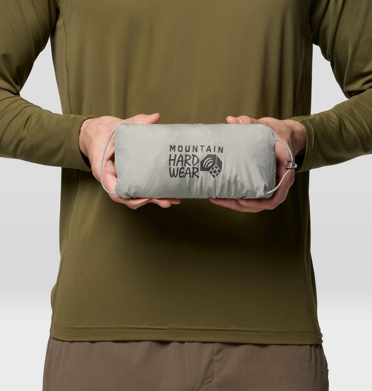 Men's Kor AirShell Hybrid Hooded Jacket, Color: Half Moon Grey, Approaching Storm, image 11