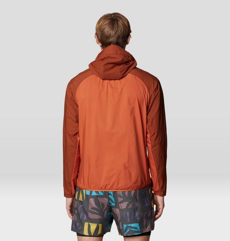 Men's Kor AirShell Hybrid Hooded Jacket, Color: Iron Oxide, Raw Carnelian, image 3