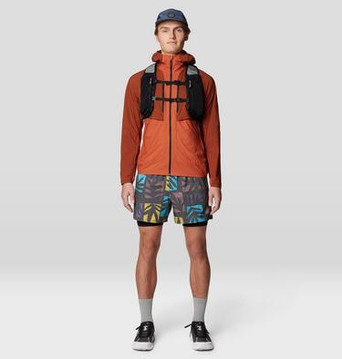 Homme Kor AirShell Hybrid Hooded Veste, Color: Iron Oxide, Raw Carnelian, image 8