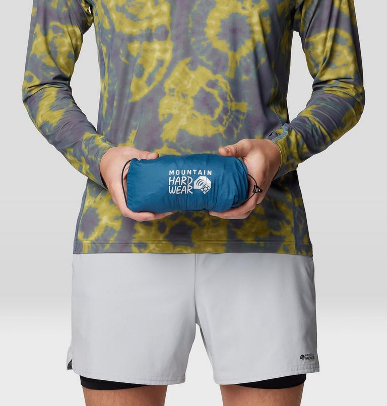 Men's Kor AirShell Hybrid Hooded Jacket, Color: Dark Caspian, image 12