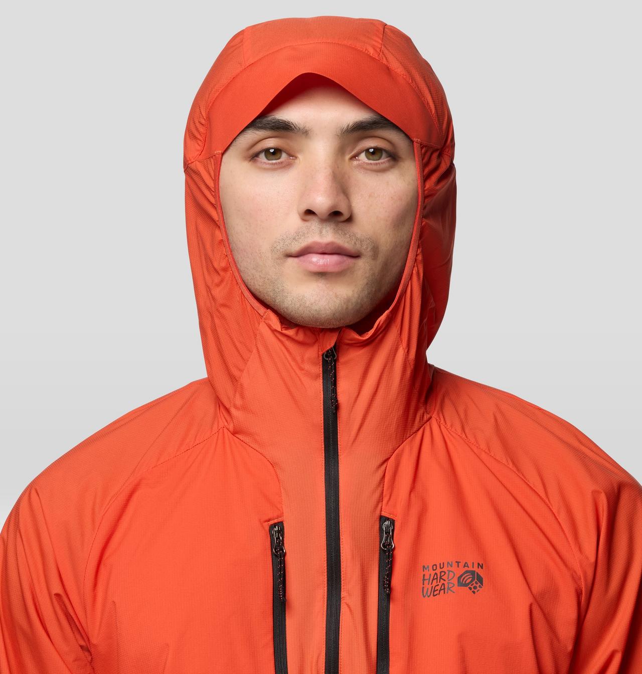 コアミーhd Men's Kor AirShell™ Hybrid Hooded Jacket | Mountain Hardwear