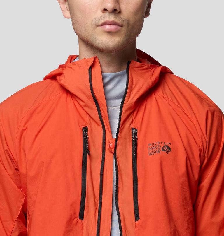 Men's Kor AirShell Hybrid Hooded Jacket, Color: Aspect, image 7