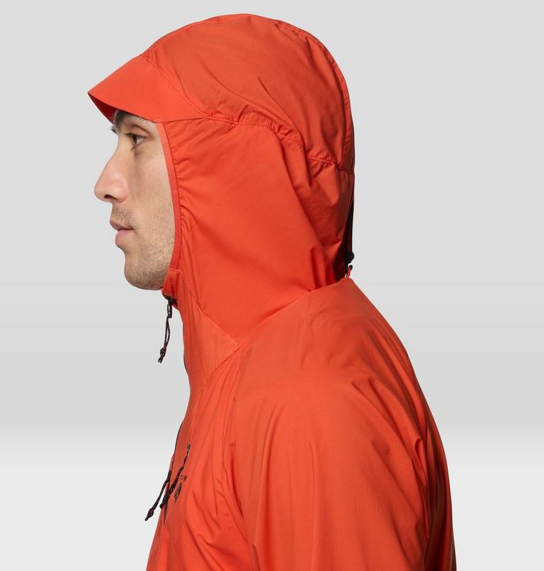 Men's Kor AirShell Hybrid Hooded Jacket, Color: Aspect, image 8