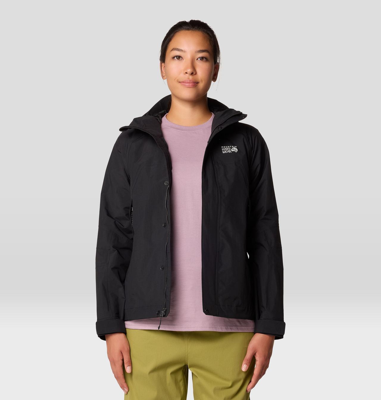 Women's Dry Times™ Hooded Rain Jacket | Mountain Hardwear
