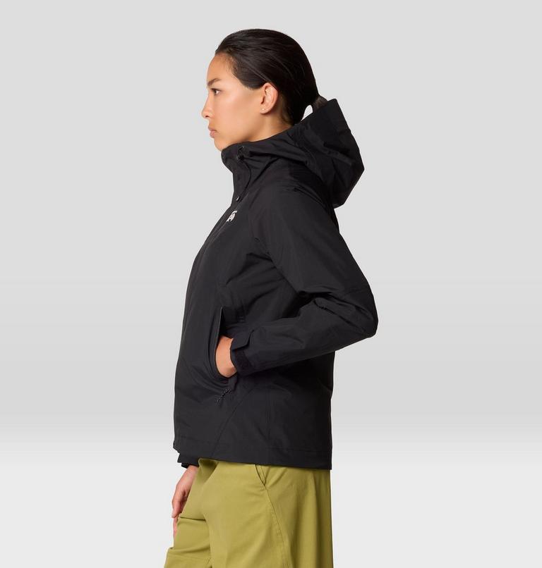 Women's Dry Times Hooded Jacket, Color: Black, image 3